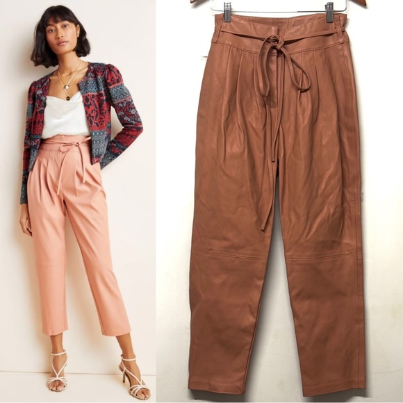BlankNYC Chelsea Tapered Faux Leather Trouser Pants 26 - Picture 1 of 6